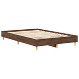 Cadre de lit sans matelas chêne marron 120x200 cm