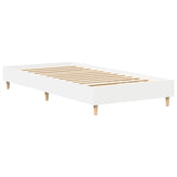 Cadre de lit sans matelas blanc 100x200 cm bois d'ingénierie