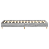 Cadre de lit sans matelas sonoma gris 100x200 cm