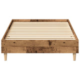 Cadre de lit sans matelas vieux bois 100x200 cm bois ingénierie