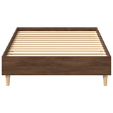 Cadre de lit sans matelas chêne marron 90x200cm bois ingénierie