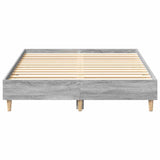 Cadre de lit sans matelas sonoma gris 140x190 cm