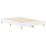 Cadre de lit sans matelas blanc 120x190 cm bois d'ingénierie