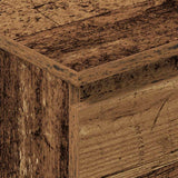 Buffet vieux bois 60x35x98,5 cm bois d'ingénierie