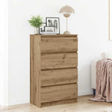 Handcrafted oak sideboard 60x35x98.5 cm engineered wood