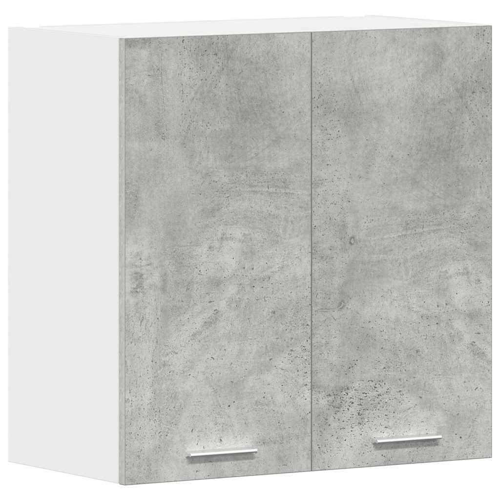 Armoire murale cuisine gris béton 60x31x60 cm bois d'ingénierie