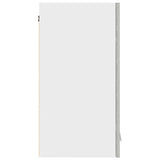 Armoire murale cuisine gris béton 60x31x60 cm bois d'ingénierie