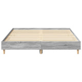 Cadre de lit sans matelas sonoma gris 150x200 cm