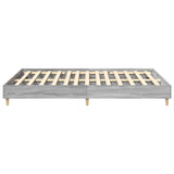 Cadre de lit sans matelas sonoma gris 150x200 cm