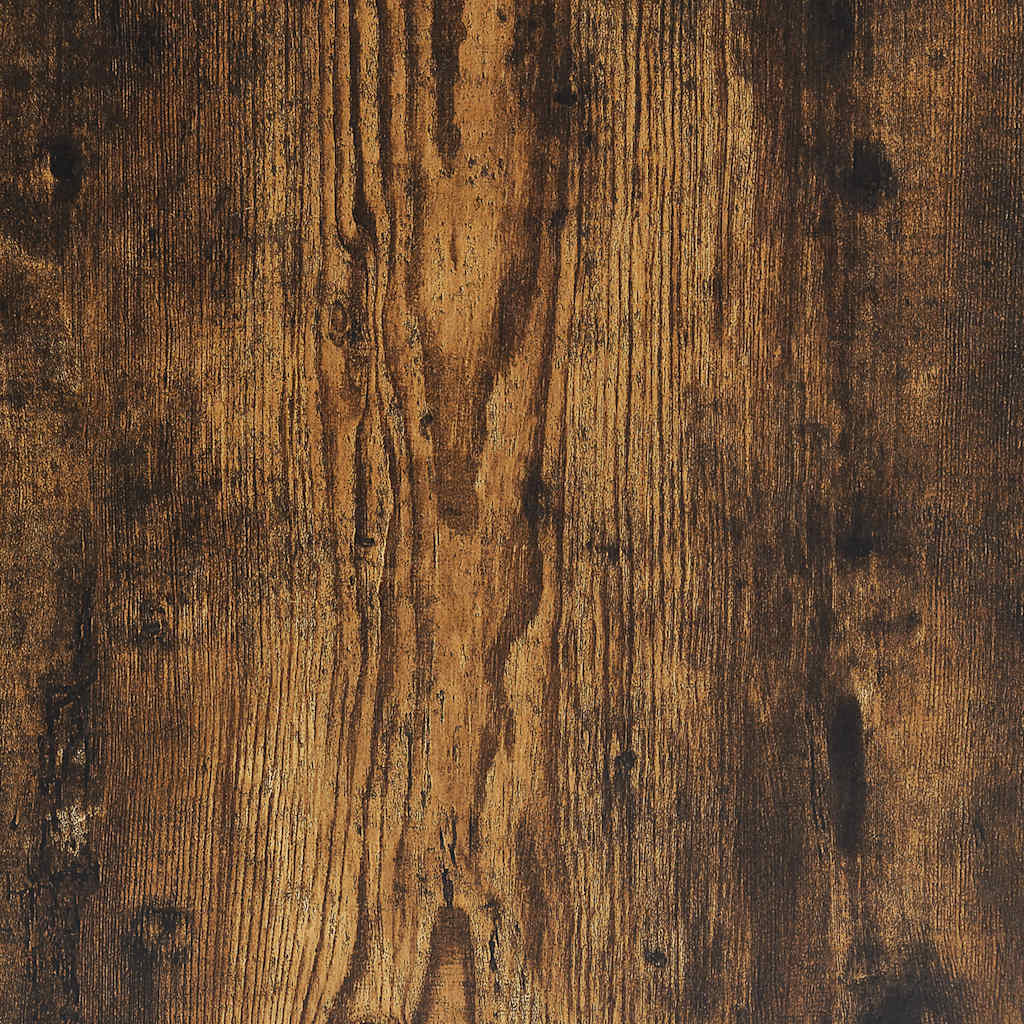 Cadre de lit sans matelas chêne fumé 140x200 cm bois ingénierie