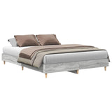 Cadre de lit sans matelas sonoma gris 140x200 cm