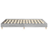 Cadre de lit sans matelas sonoma gris 140x200 cm