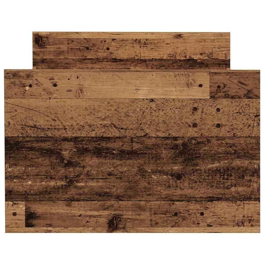 Cadre de lit sans matelas vieux bois 100x200 cm bois ingénierie