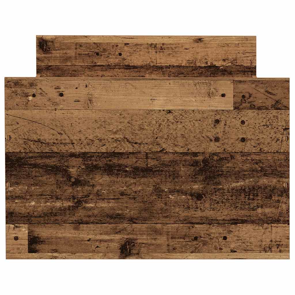 Cadre de lit sans matelas vieux bois 90x200 cm bois ingénierie