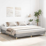 Cadre de lit sans matelas sonoma gris 180x200 cm