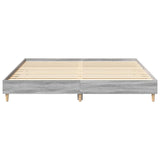 Cadre de lit sans matelas sonoma gris 180x200 cm