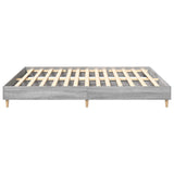 Cadre de lit sans matelas sonoma gris 180x200 cm