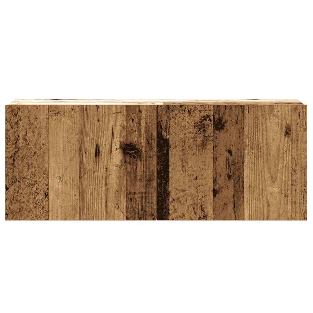 Ensemble de meuble TV mural 5 pcs vieux bois bois d'ingénierie