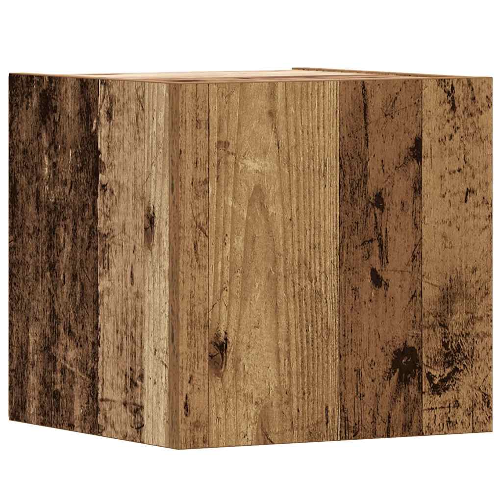 Ensemble de meuble TV mural 5 pcs vieux bois bois d'ingénierie