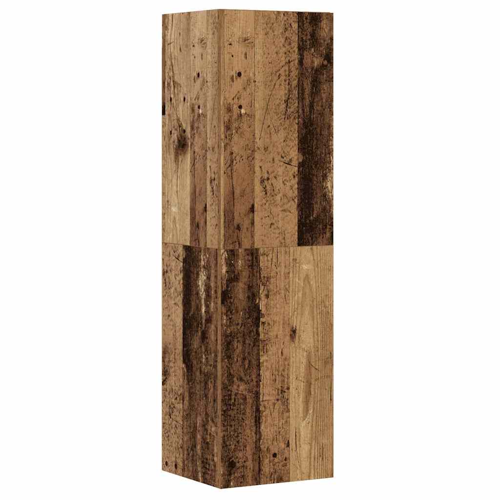 Ensemble de meuble TV mural 5 pcs vieux bois bois d'ingénierie