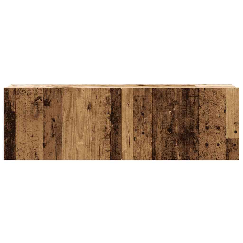 Meubles TV muraux 3 pcs vieux bois 100x30x30 cm bois ingénierie