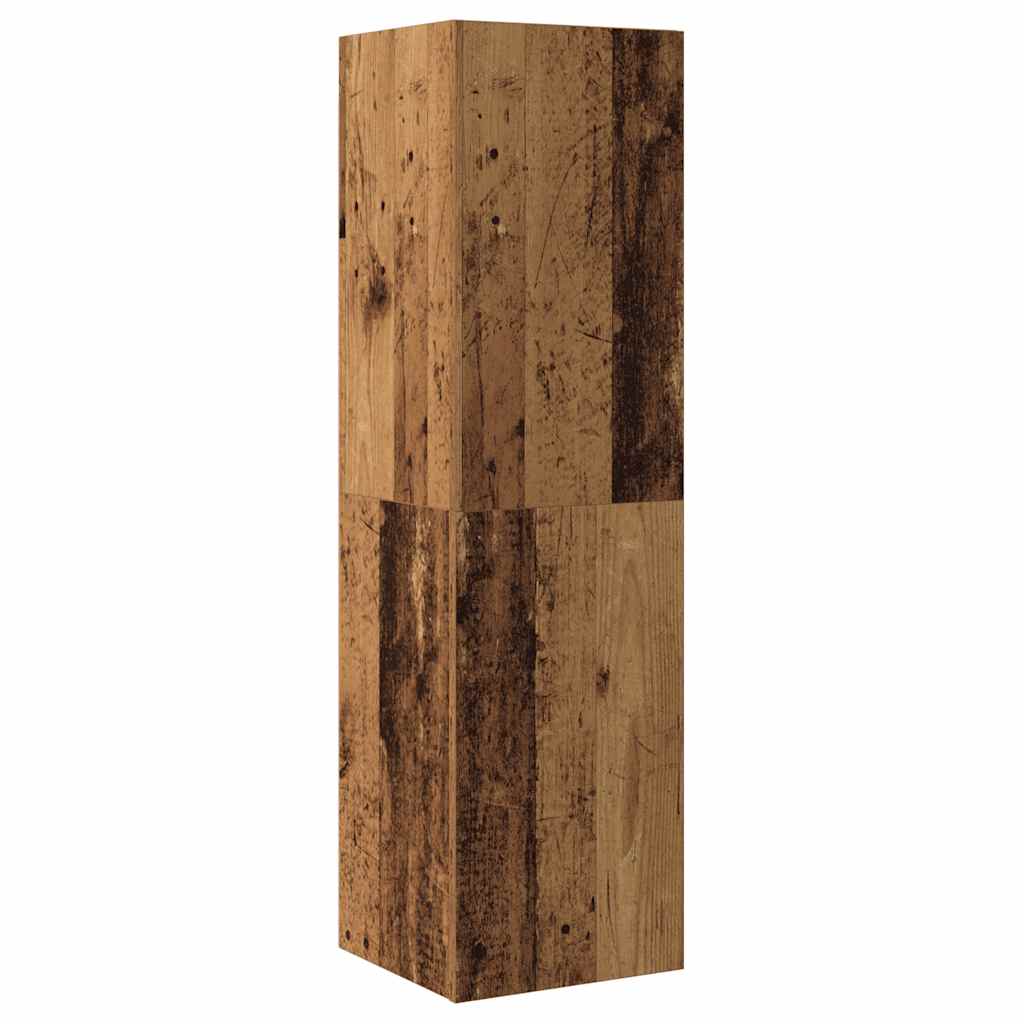 Ensemble de meuble TV mural 4 pcs vieux bois bois d'ingénierie