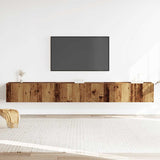 Ensemble de meuble TV mural 3 pcs vieux bois bois d'ingénierie