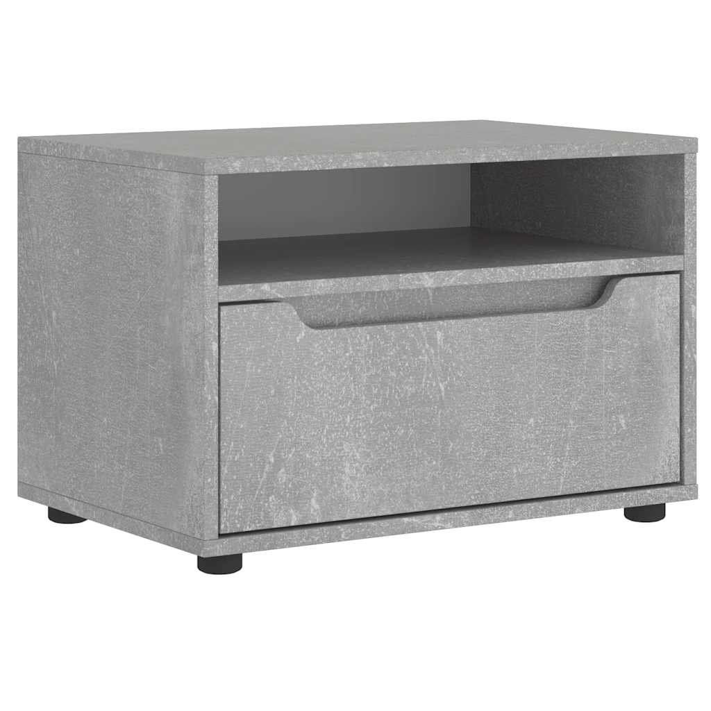 VISNES concrete gray TV cabinet 60x40x38 cm engineered wood