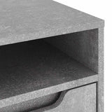 VISNES concrete gray TV cabinet 60x40x38 cm engineered wood