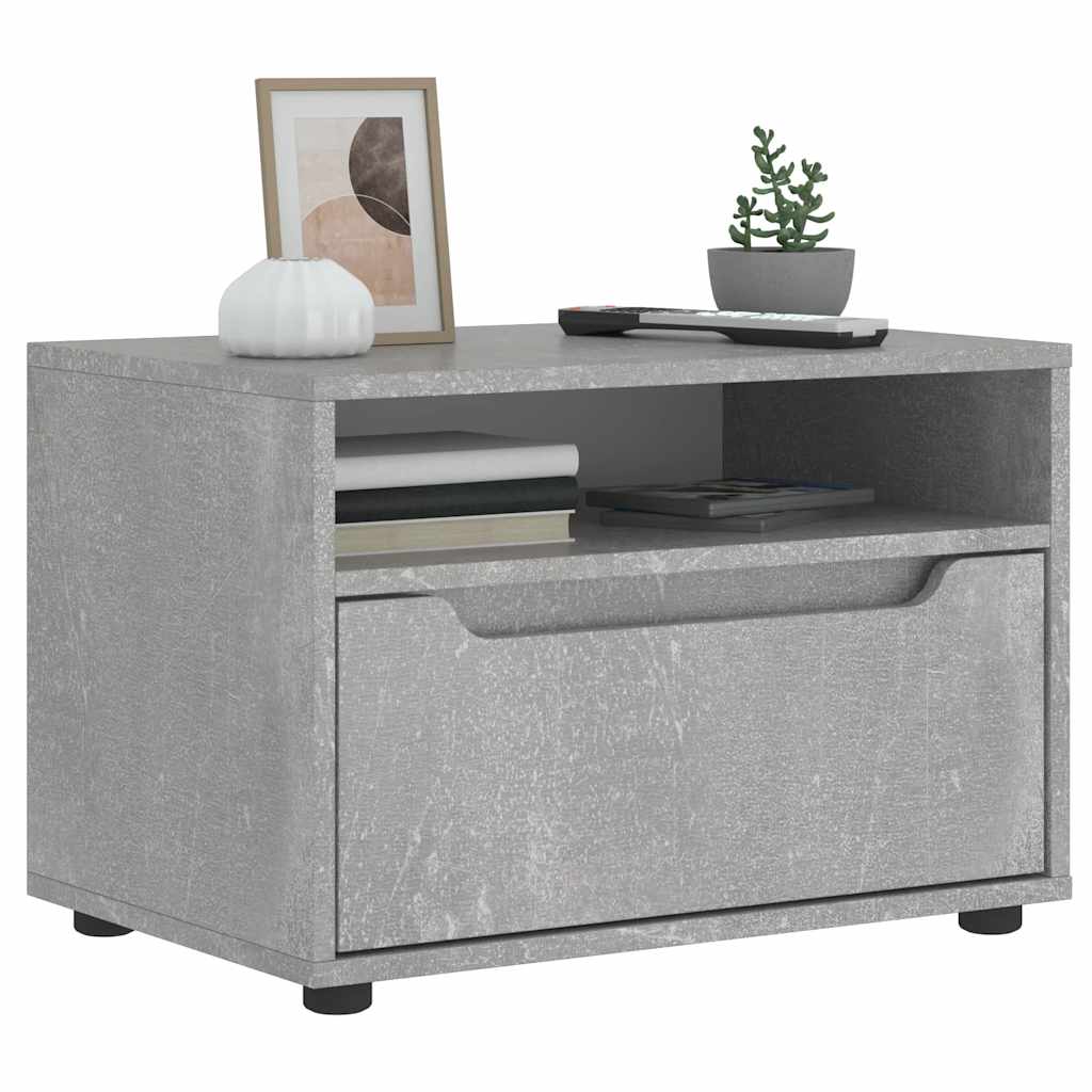 VISNES concrete gray TV cabinet 60x40x38 cm engineered wood