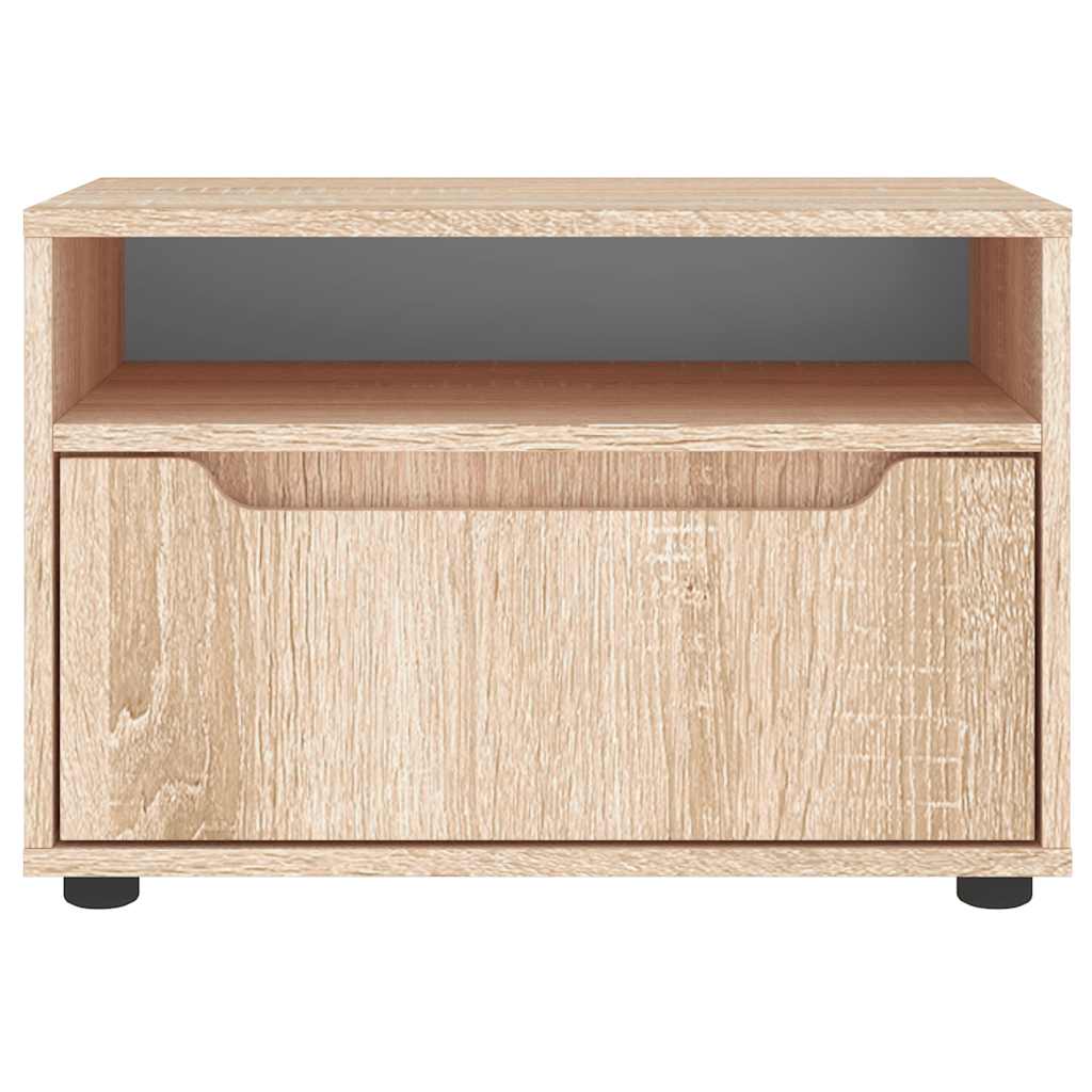 Meuble TV VISNES chêne sonoma 60x40x38 cm bois d'ingénierie