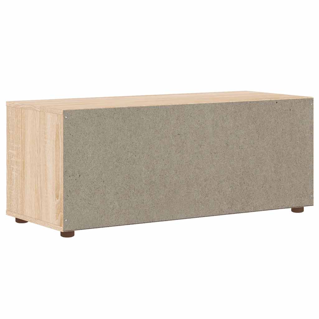 Meuble TV VISNES chêne sonoma 100x40x38 cm bois d'ingénierie