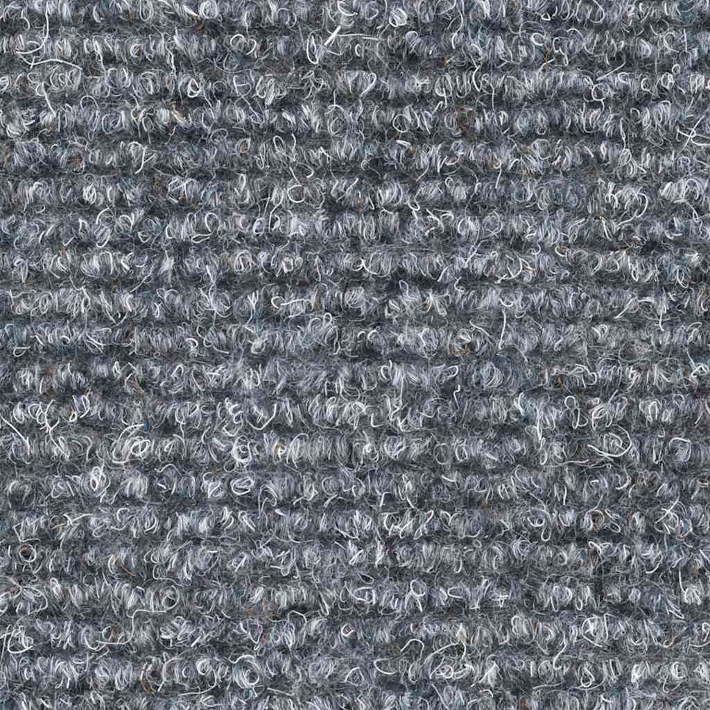 Tapis d'escalier autocollant 20 pcs gris clair 65x21x4 cm