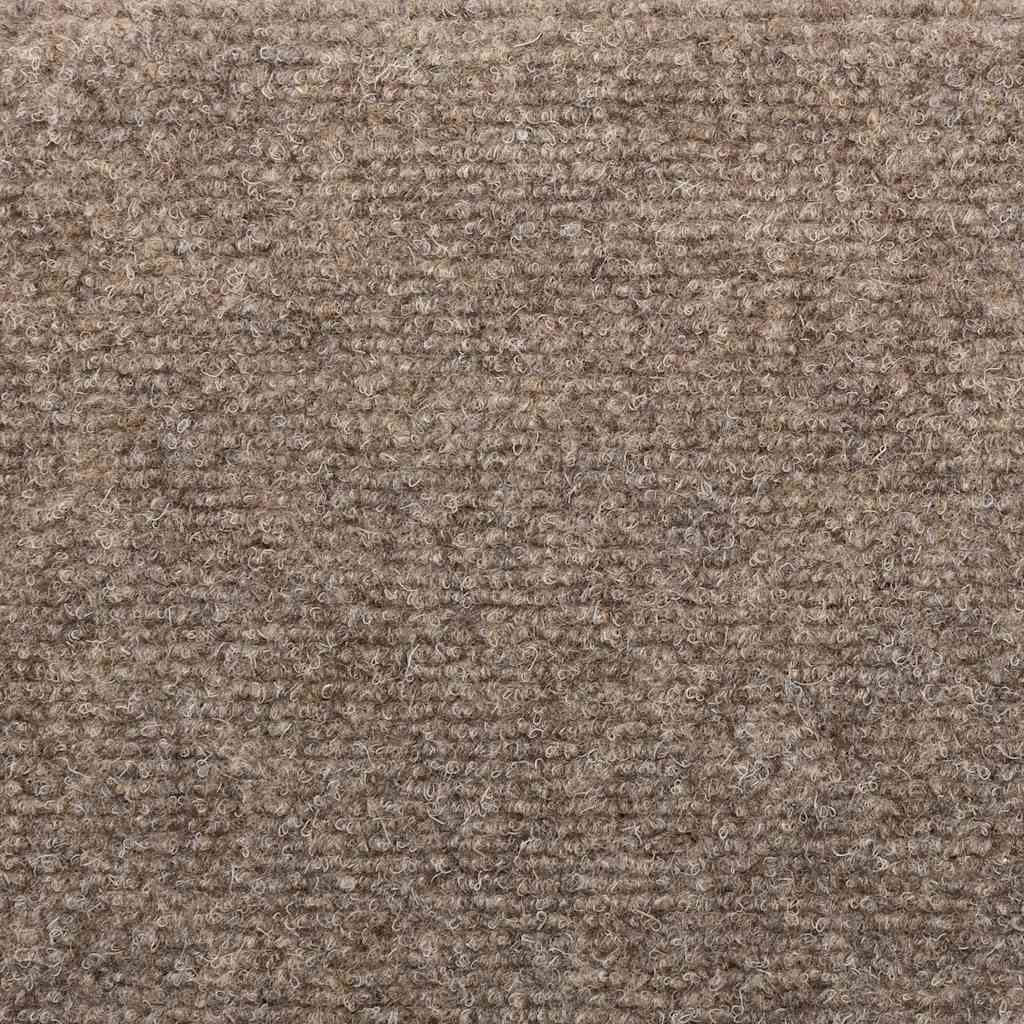 Tapis d'escalier autocollant 20 pcs crème 65x21x4 cm