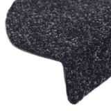 Tapis d'escalier autocollant 30 pcs noir 65x21x4 cm