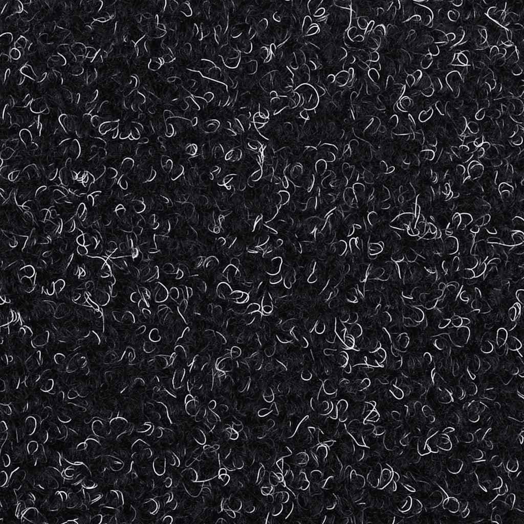 Tapis d'escalier autocollant 30 pcs noir 65x21x4 cm