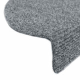 Tapis d'escalier auto-adhésifs 30 pcs gris clair 65x21x4 cm