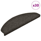 Tapis d'escalier autocollant 30 pcs anthracite 65x21x4 cm