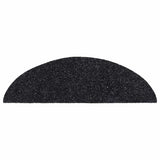 Tapis d'escalier auto-adhésifs 20 pcs noir 56x17x3 cm