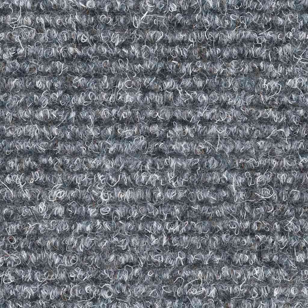 Tapis d'escalier autocollant 20 pcs gris clair 56x17x3 cm