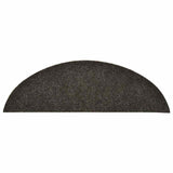 Tapis d'escalier auto-adhésifs 30 pcs anthracite 56x17x3 cm