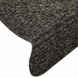 Tapis d'escalier auto-adhésifs 30 pcs anthracite 56x17x3 cm