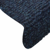 Tapis d'escalier auto-adhésifs 30 pcs marine 56x17x3 cm