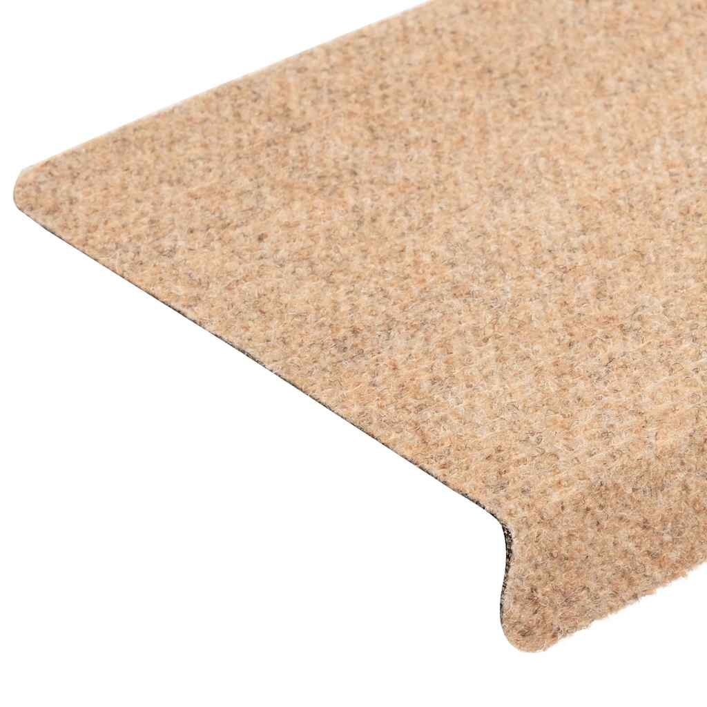 Tapis d'escalier autocollant 30 pcs marron 65x21x4 cm