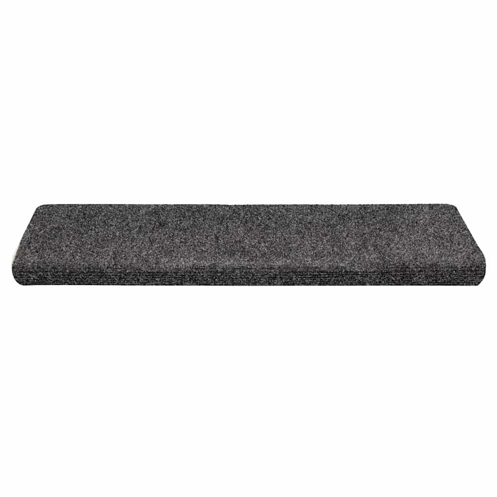 Tapis d'escalier autocollants 30 pcs gris 65x21x4 cm