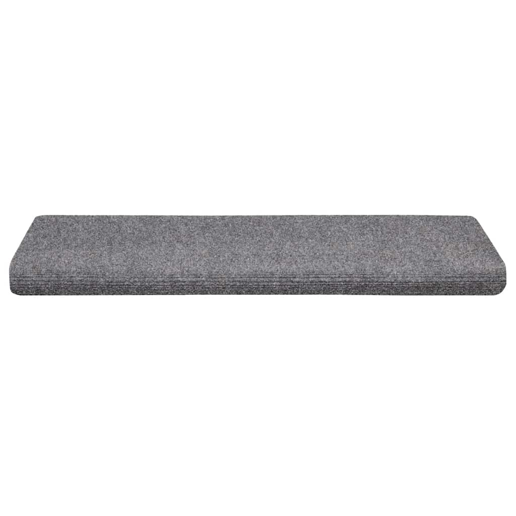 Tapis d'escalier auto-adhésifs 30 pcs gris clair 65x21x4 cm