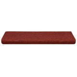 Tapis d'escalier autocollants 30 pcs rouge 65x21x4 cm