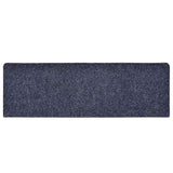 Tapis d'escalier autocollant 30 pcs bleu 65x21x4 cm