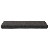 Tapis d'escalier autocollant 30 pcs anthracite 65x21x4 cm