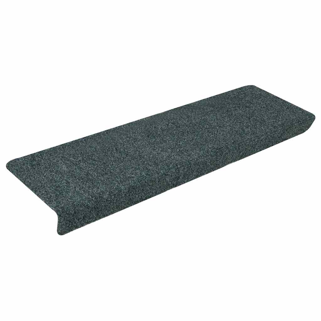 Tapis d'escalier autocollant 30 pcs vert 65x21x4 cm